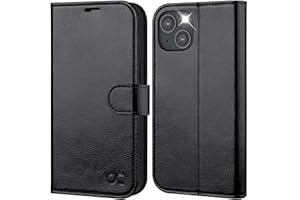 OCASE Compatible with iPhone 14 Wallet Case, PU Leather Flip Folio Case with Card Holders RFID Blocking Kickstand [Shockproof TPU Inner Shell] Phone Cover 6.1 Inch 2022 (Black)