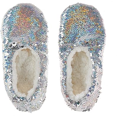 girls sequin slippers