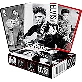 AQUARIUS Elvis Playing Cards - Elvis Presley Themed Deck of Cards for Your Favorite Card Games - Officially Licensed Elvis Me