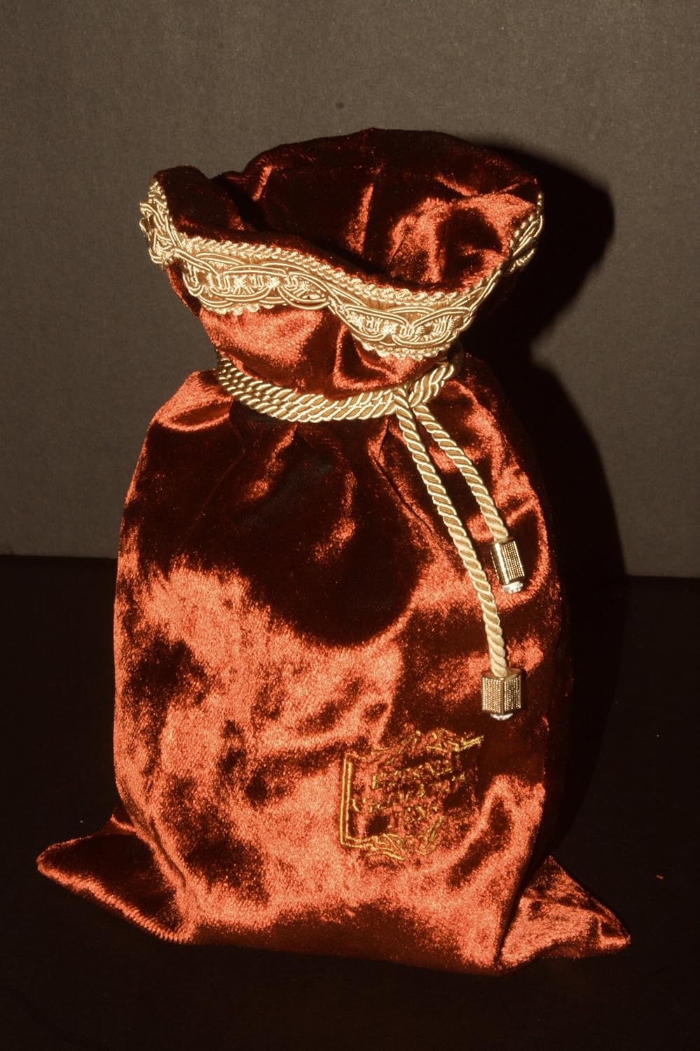 Inside the Urn Velvet Funeral Ashes Bag with Zipper