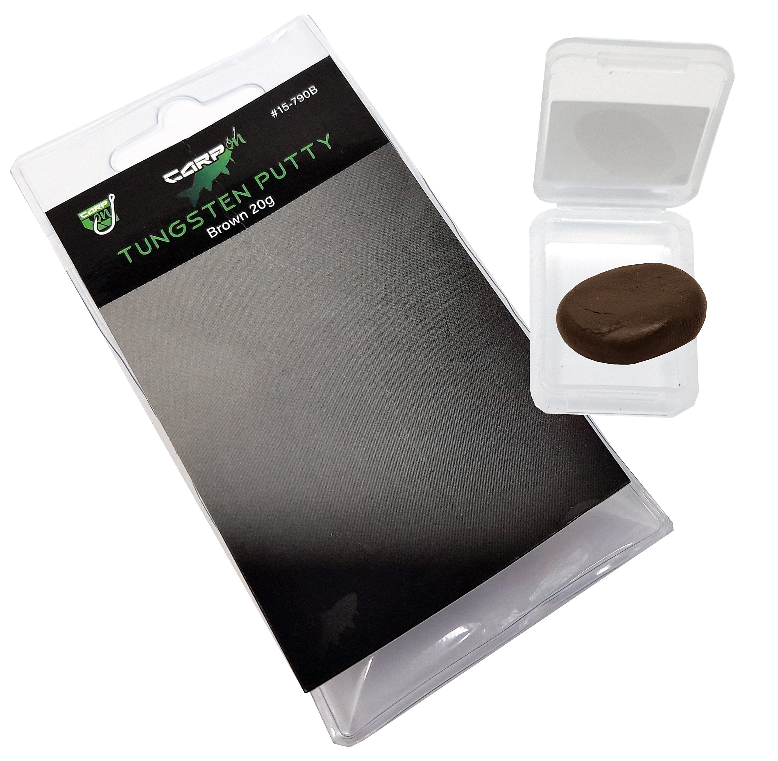 Carp On - Heavy Tungsten Rig Putty 20g Pack - Mud Brown - Essential Malleable Terminal Tackle to make Balanced Fishing Rigs (20g x Mud Brown) [15-790B]