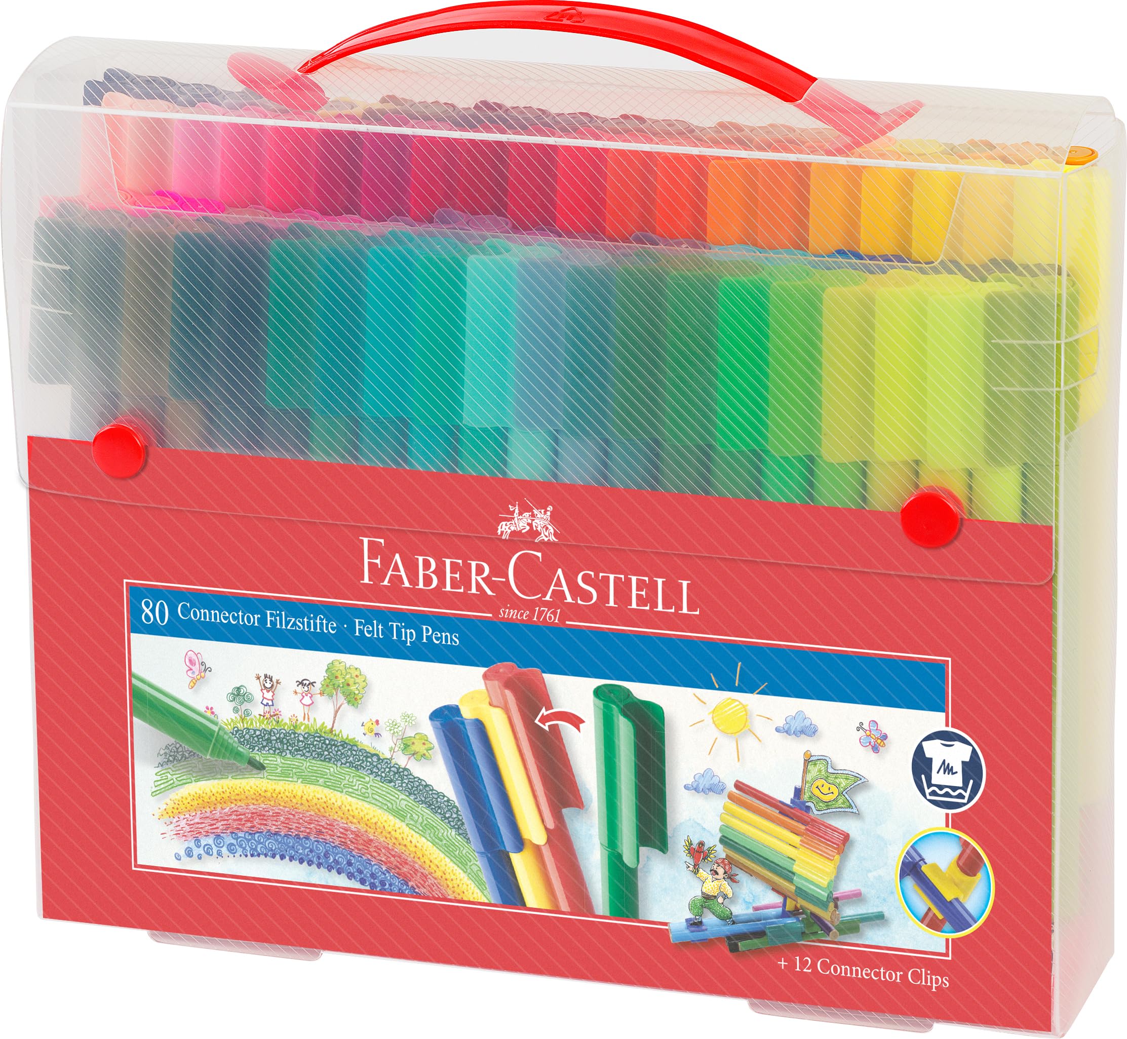Faber-Castell 155579 Connector Colour Felt Tip Pen
