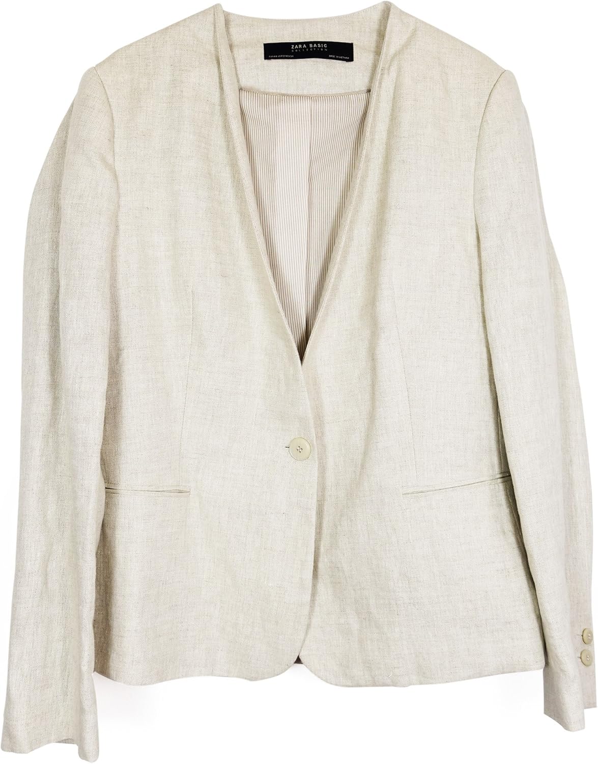 zara linen coat