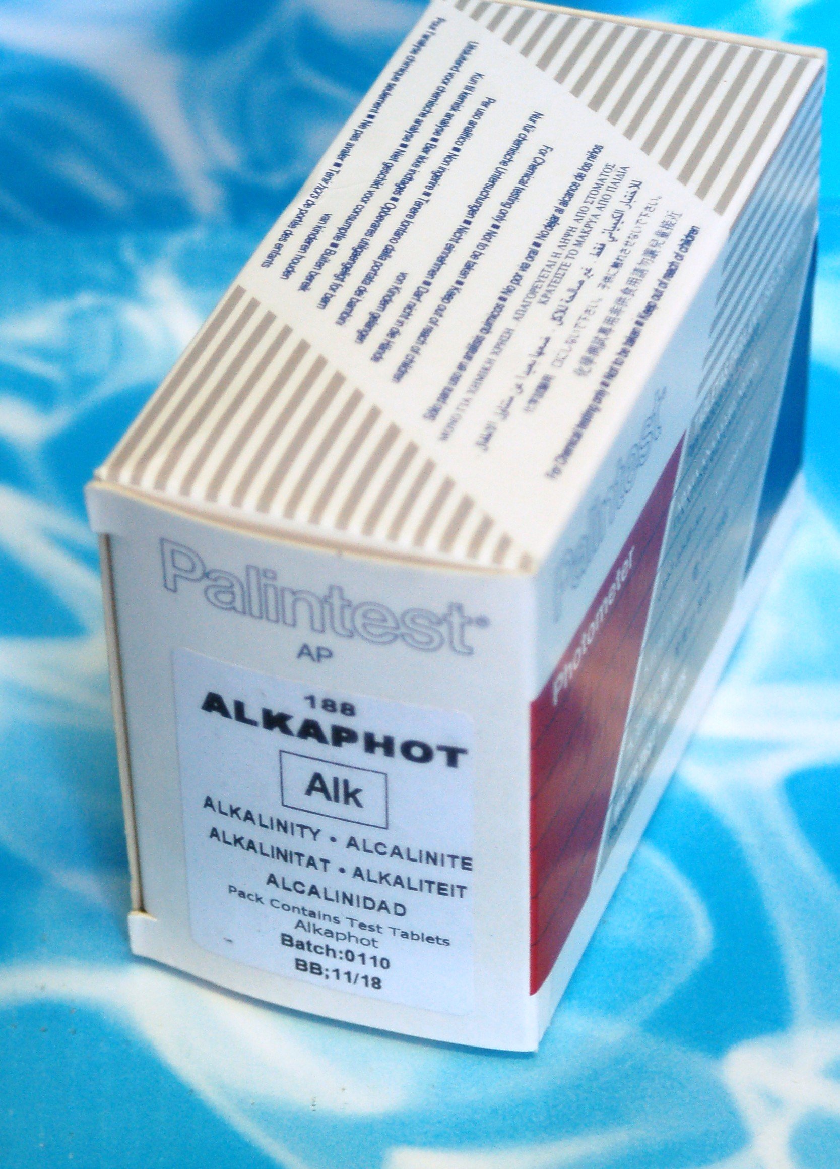 Palintest Photometer Reagent -alkalinity Total (alkaphot) Water Testing 250 Tabs