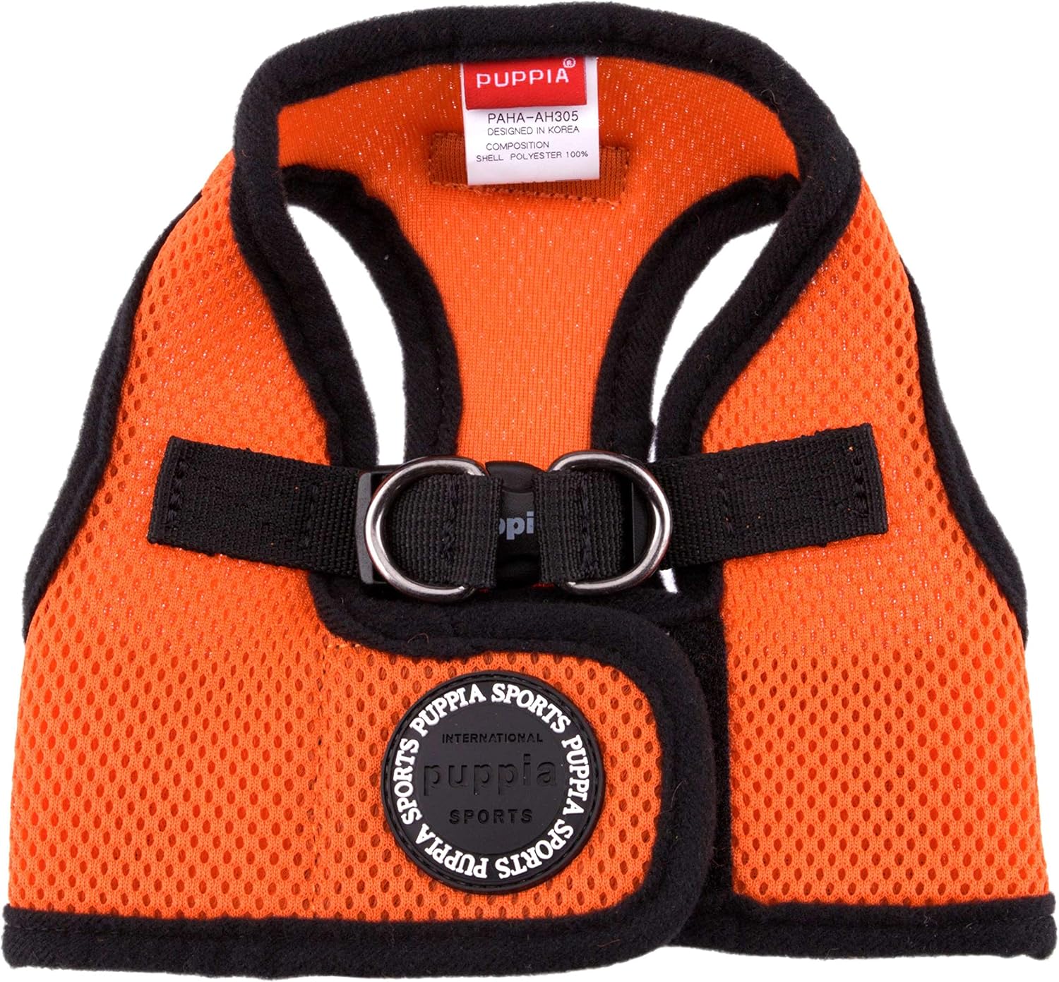 Puppia Soft Vest Harness, XS, Orange