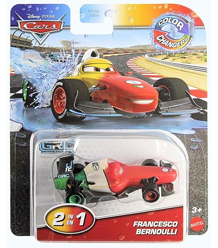 Amazon.com: Disney Pixar Cars Francesco Bernoulli Race Fan Diecast