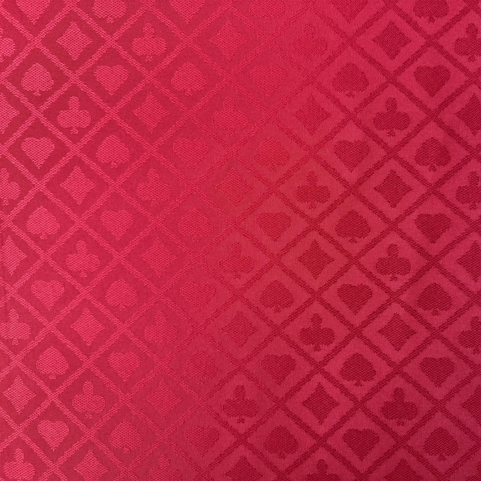 YH Poker 108X60 Inch Section of Suited Poker Table Speed Cloth by (red)