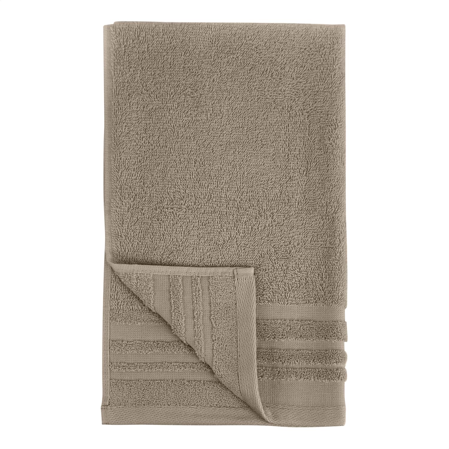 Basics Cosmetic Friendly Hand Towel - 8-Pack, Silver Sheen: Home & Kitchen