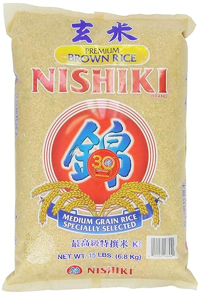 NISHIKI PREMIUM BROWN RICE, 15-POUNDS BAG