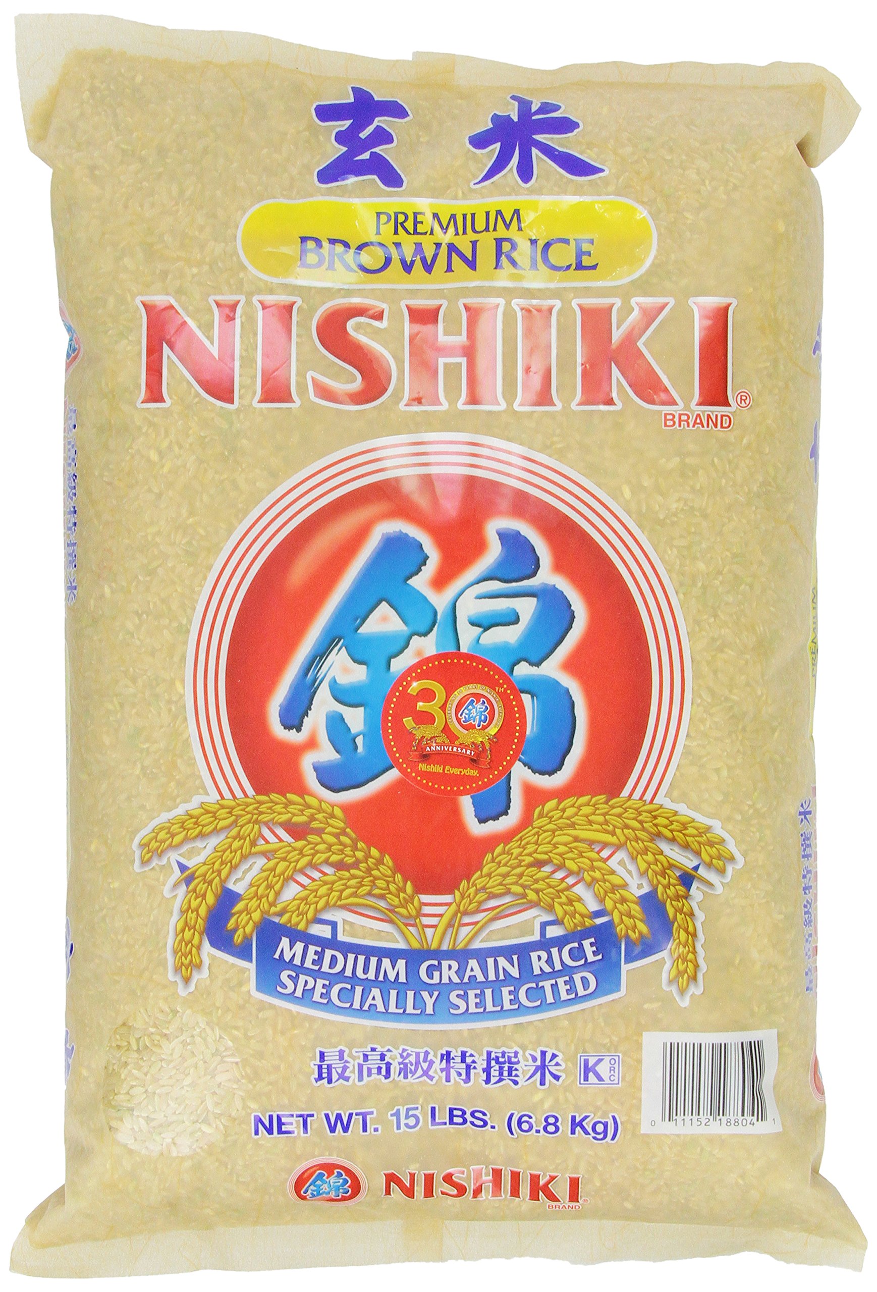 Nishiki Premium Rice, Medium Grain, 240 Oz, Pack of 1