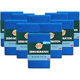 Scotch-Brite Zero Scratch Scouring Pad, 20 Pack | Effective + Gentle Dish Scrubber for Household Cleaning, 20 Scrub Pads for Dishes, Nonstick Pots &amp; Pans, Glass, Tubs, Showers