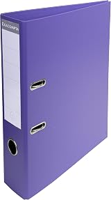 Exacompta Prem'Touch PVC Lever Arch File 320x290mm 2 Rings A4 70mm Spine