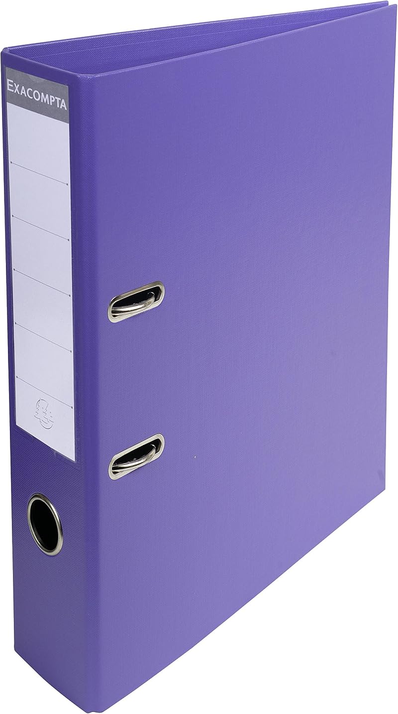 Exacompta Prem'Touch PVC Lever Arch File 320x290mm 2 Rings A4 70mm Spine