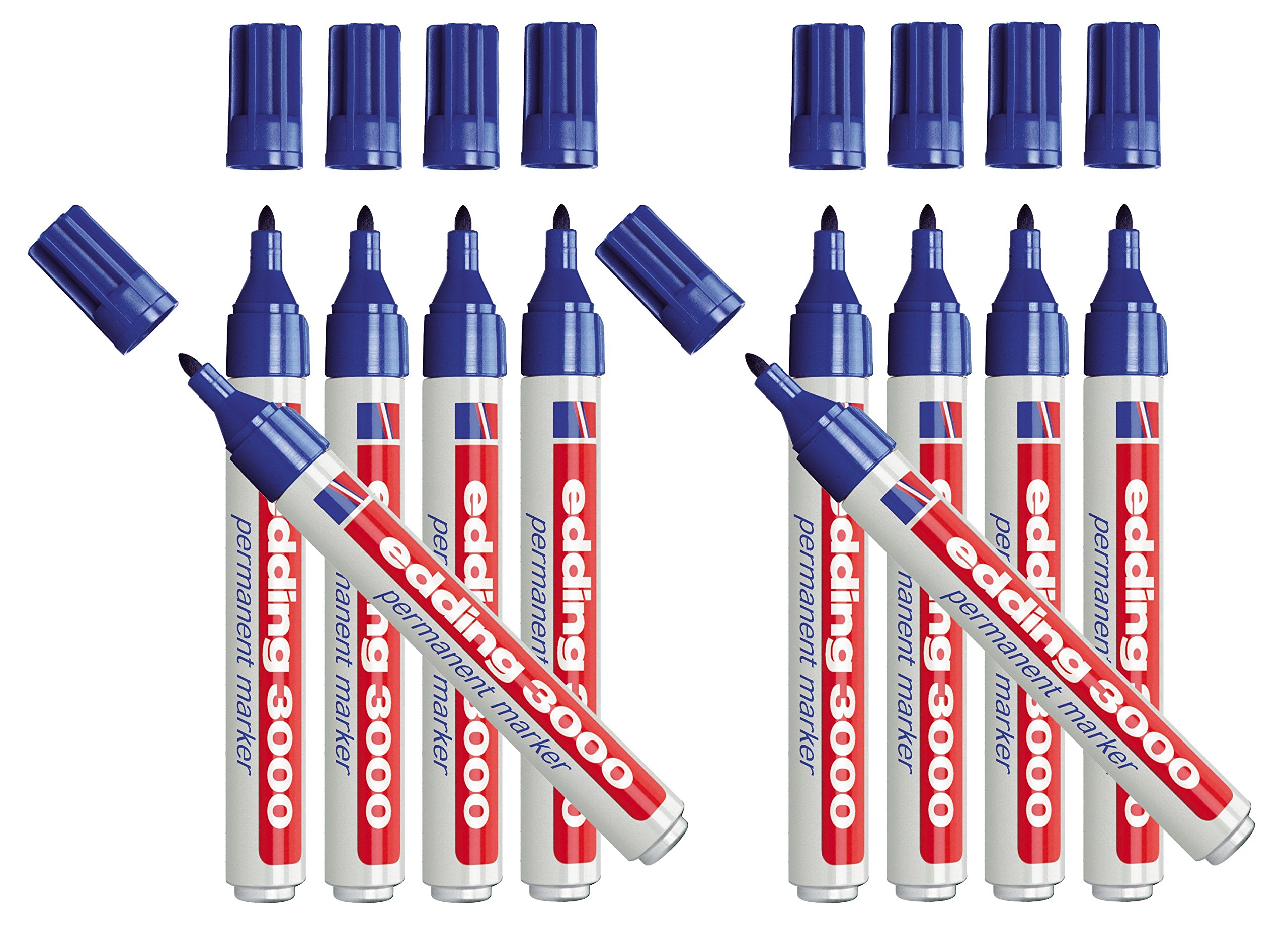 Edding 10x 3000 Blue Pack of 10