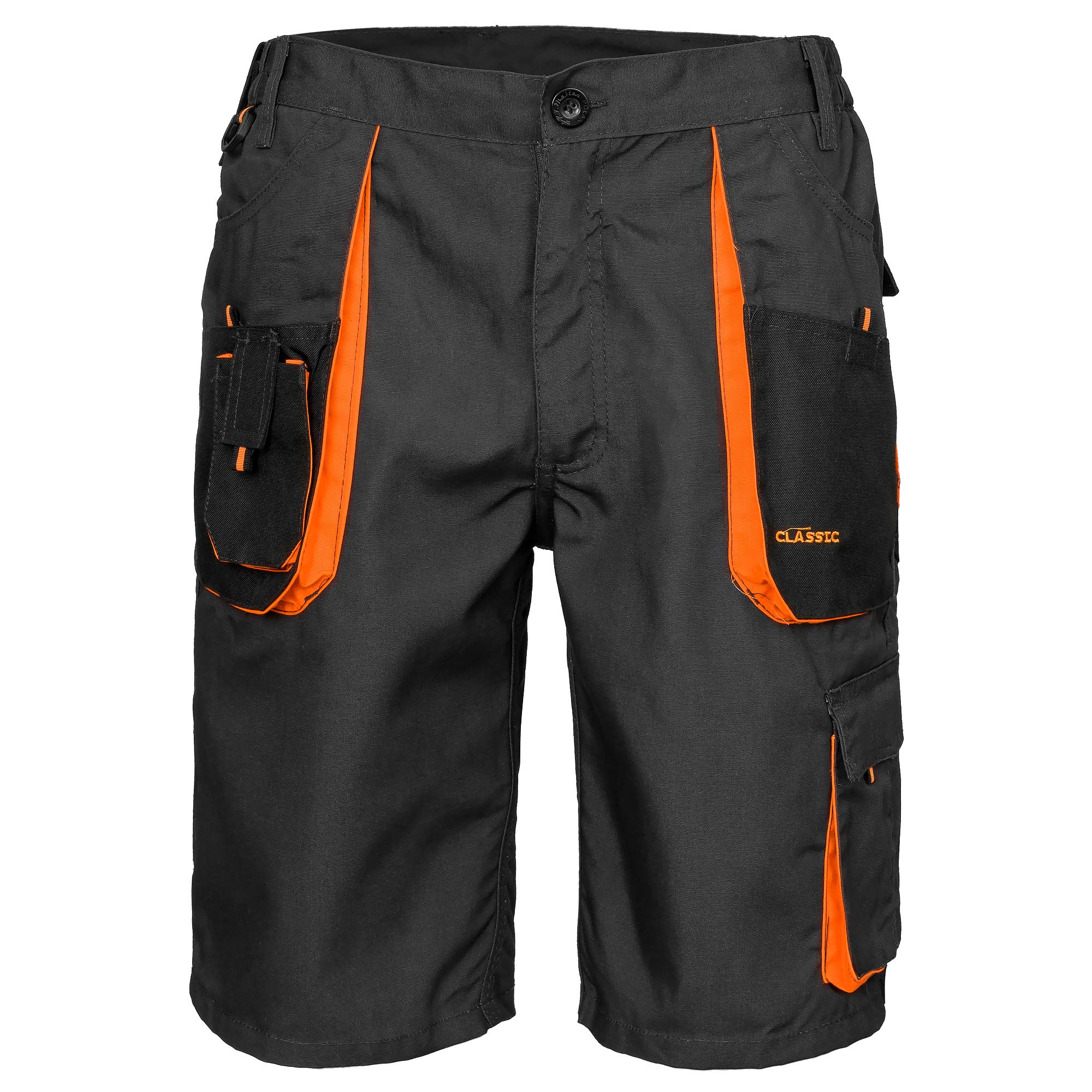 ART.MASMen’s Classic Work Shorts Heavy Duty – Durable 270g Canvas, Triple-Stitched Seams, 8 Tool Pockets, Reinforced 600D Panels, Industrial-Grade Fit for Tough Jobs