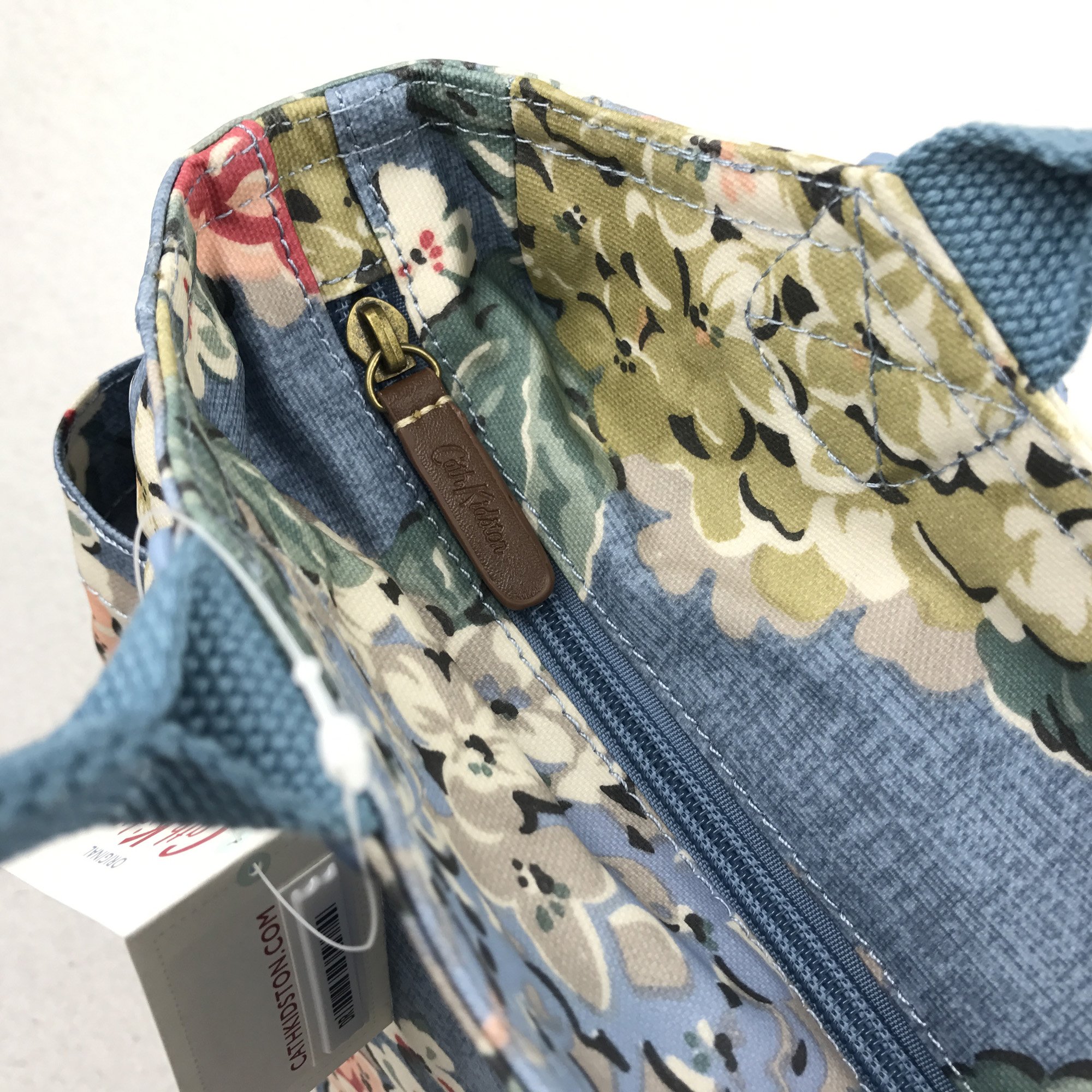 Cath Kidston Matt Oilcloth Day Bag Handbag Hydrangea Colour Blue 16AW