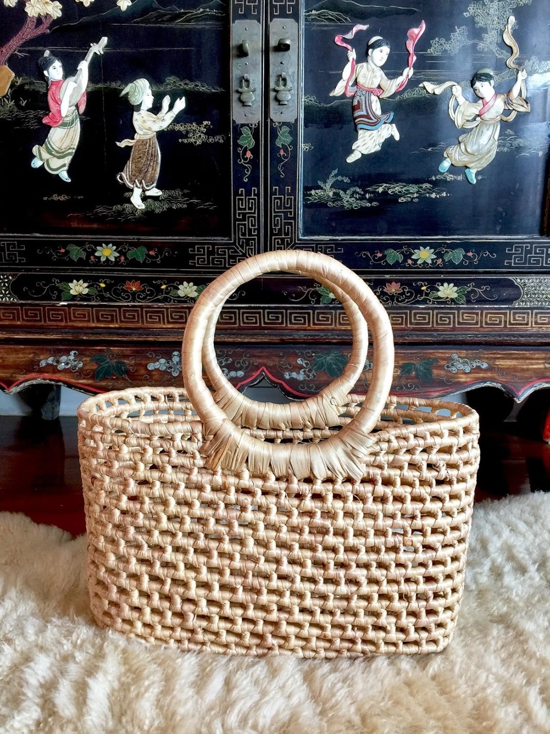 beach basket bag