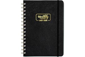 COBOLL 2024-2026 Monthly Planner - 3 Year Monthly Planner from Jan. 2024 to Dec. 2026, 6.4'' x 8.5'' Monthly Calendar 2024-2026 with Thick Paper, Tabs