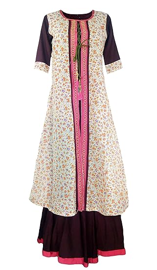 umbrella cut long gown