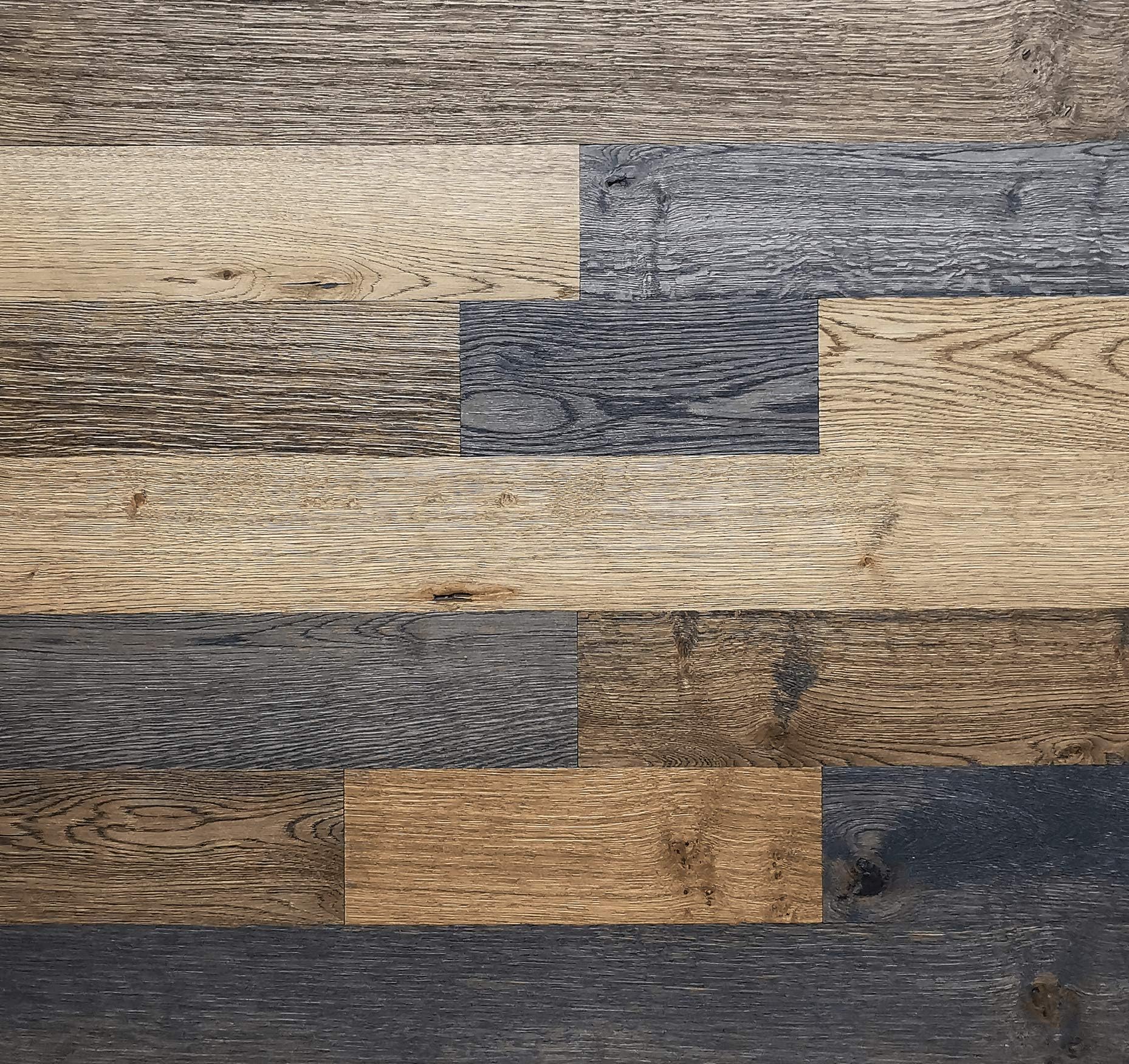 Naturewall Peel and Stick Wood Wall Panels | 1m² Packs | Easy Fit Real Wood Oak Wall Cladding (Sequoia) (Pack)
