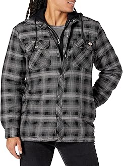 dickies red flannel jacket