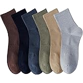 MAGIARTE Womens Mini Crew Cotton Socks Light Weight (no cushion) Arch Support Breathable Multi sports Socks for Women 6 Pack