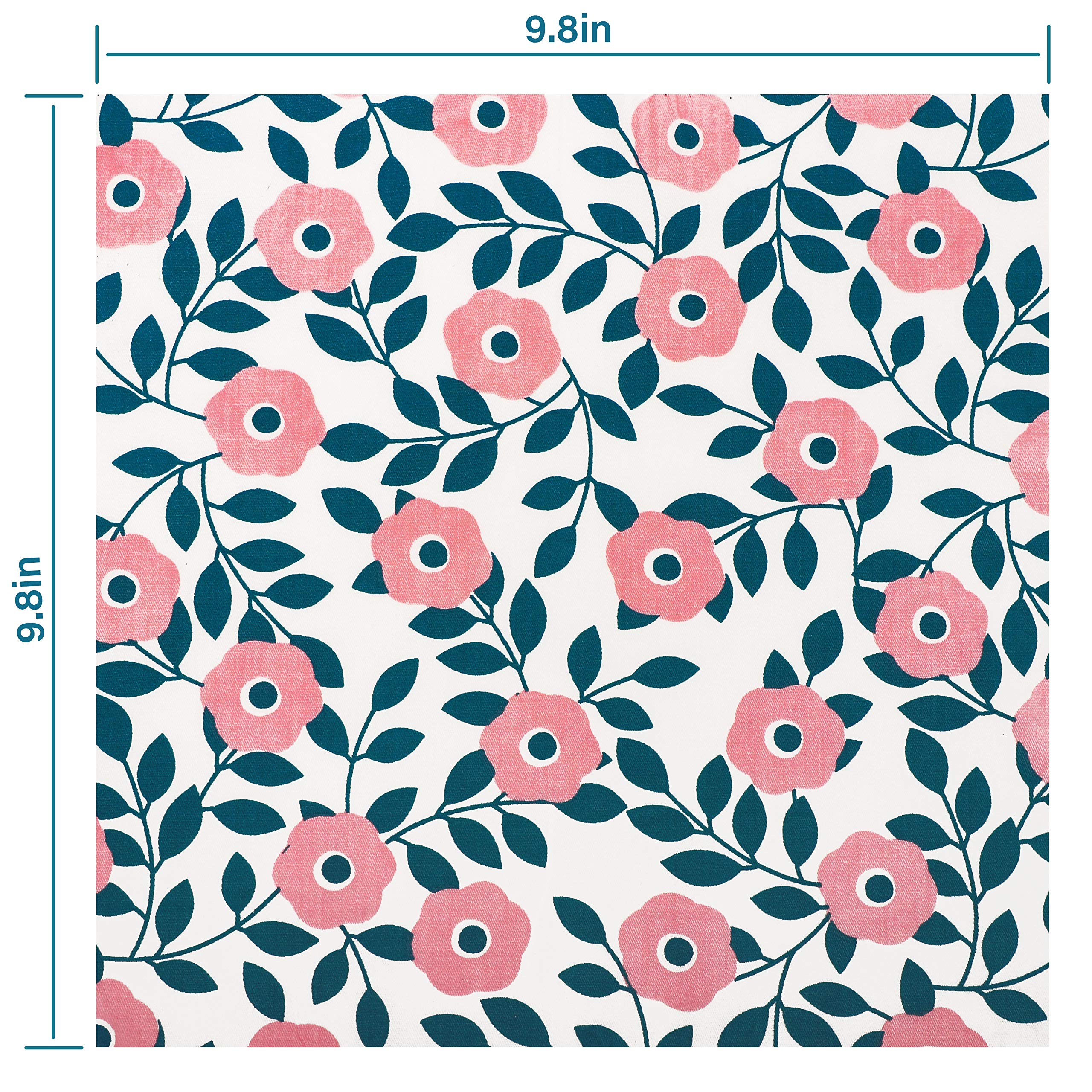 Aubliss 50pcs 100% Cotton Fabric Bundle 10