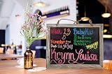 BESTOOL 2 PCS Vintage Framed Blackboard 24x30cm for Kitchen & Decor view 4