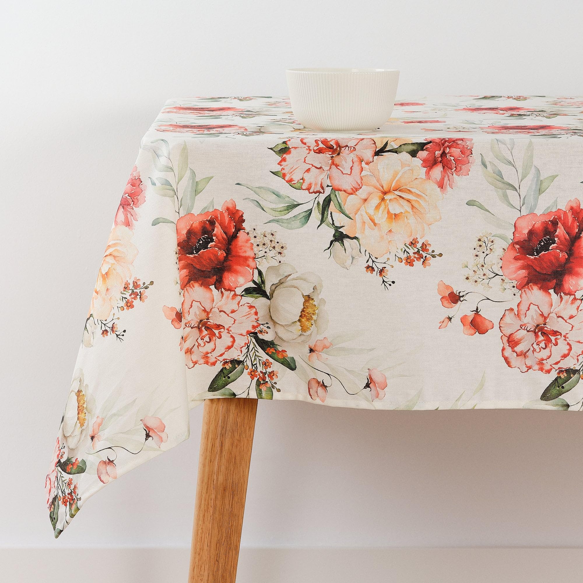 BELUM | Stain Resistant Tablecloth Size 140 x 140 cm - Extra Soft Touch Tablecloth Colour Multicolor - Tablecloth 100% Made in Spain Fabric 100% Organic Cotton - Tablecloth Model 0120-393