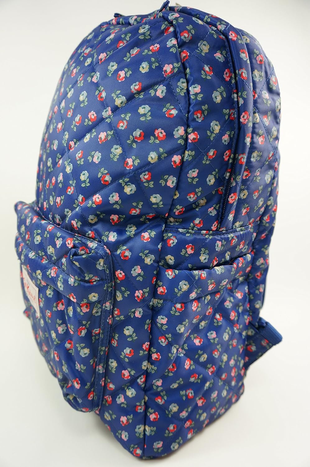 Cath Kidston NEW Quilted Polyester Backpack Rucksack Bag Ditsy Floral Royal Blue Amazon.co.uk