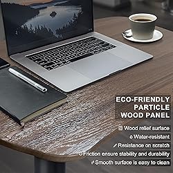 HAOOAH Pneumatic Adjustable Height Desk, Laptop