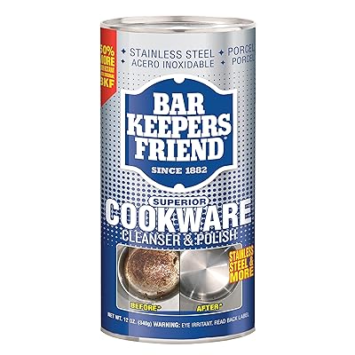 Bar Keepers Friend Superior Cookware Cleanser &amp; Polish | 12-Ounces | 1-Unit