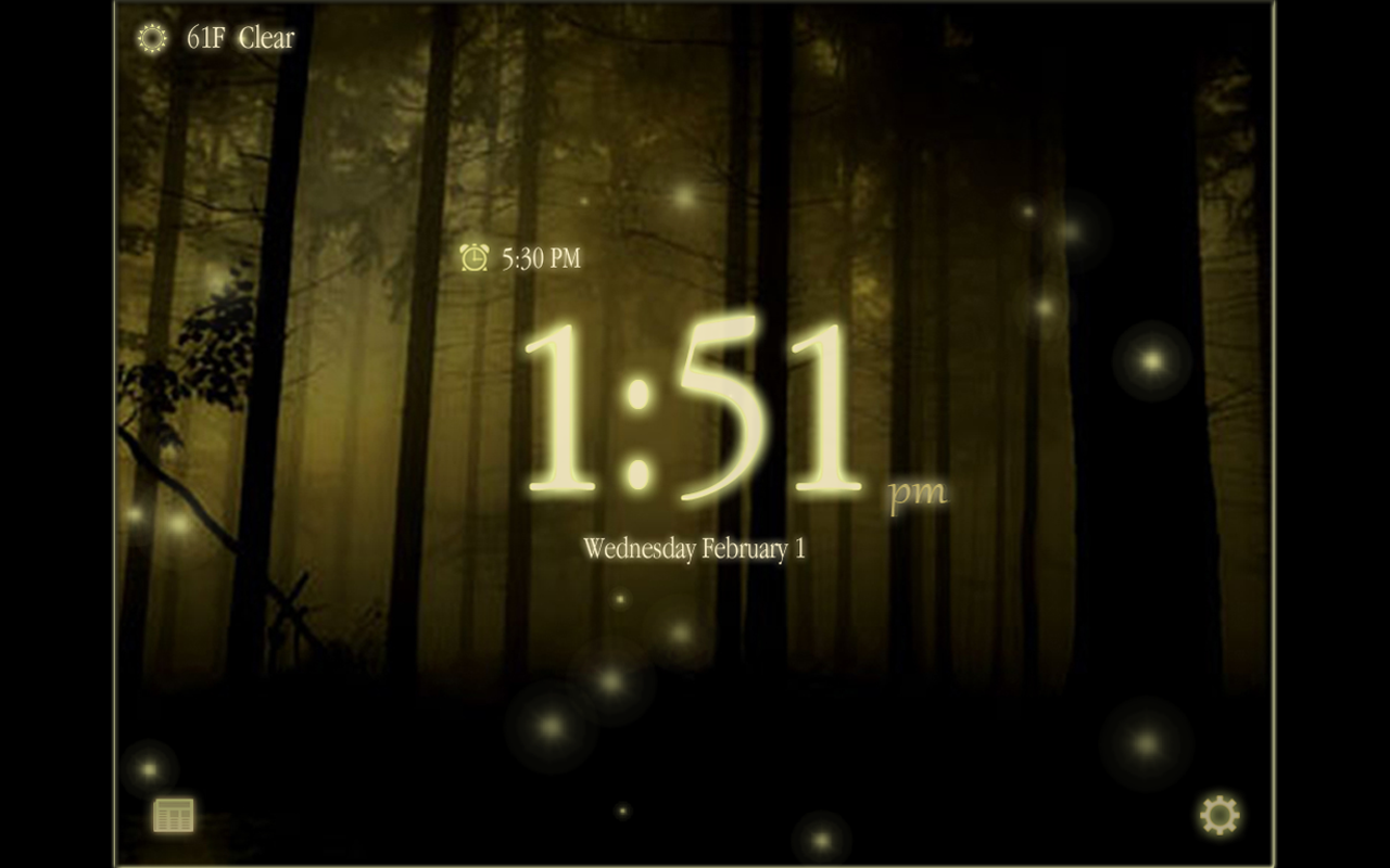 Alarm Clock Live - with News, Weather, Animated Backgrounds, and a Flashlight
