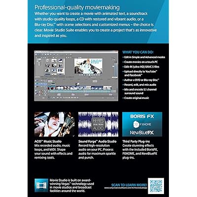 Buy Sony Movie Studio 13 Suite Old Version Online In Bahrain B00hrqb28y