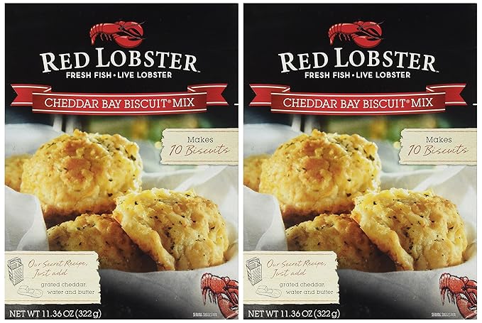 Amazon Com Red Lobster Cheddar Bay Biscuit Mix 11 36oz Box 2 Pack Grocery Gourmet Food
