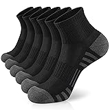 Airacker Athletic Quarter Socks with Cushion