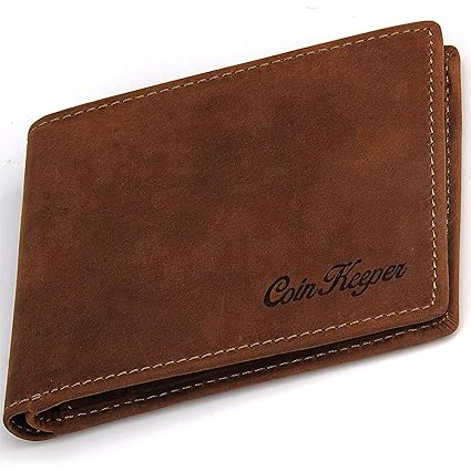 Geldbörse langlebig schlank Premium | HANDGEFERTIGT aus weichem griffigem Vintageleder | dünnes Portemonnaie Herren | Edle Sl