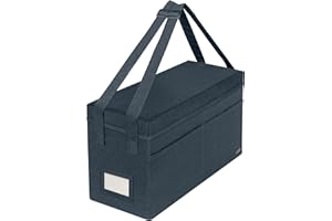 Leitz Fabric Hot Desking Work Bag with Lid – Foldable Laptop Bag, Desk Caddy & Craft Supply Organiser for Office, Home & Scho