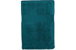 BrylaneHome BH Studio Oversized Cotton Bath Sheet Towel 35" X 70" - Peacock Blue