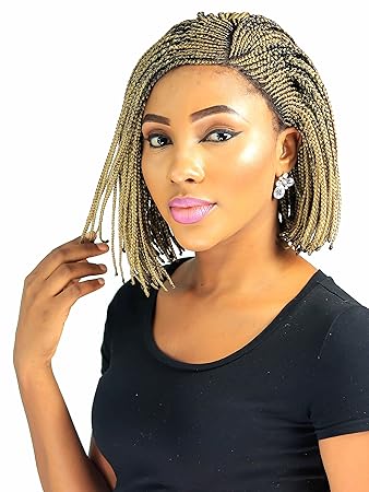 Amazon Com Cornrow V Side Part Braid Wig Color 27 12 Inches Beauty