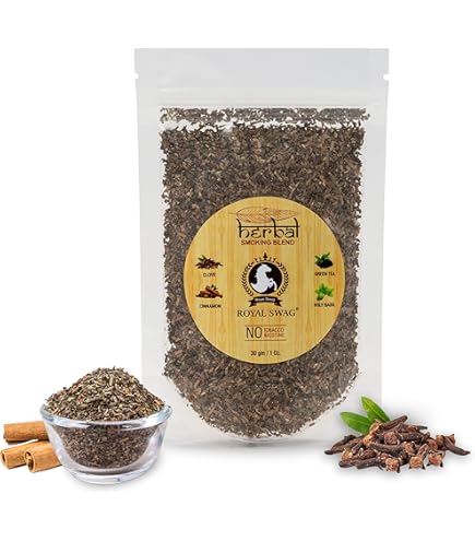 tobacco leaves amazon Amazon.com: White Leaf Tobacco & Nicotine Free Smoking Mixture with 100%  Natural Herbal Smoking Blend 1 Pack (1 oz/ 30g) : Health & Household