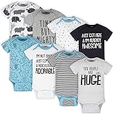 Onesies Brand unisex-baby 8-pack Short Sleeve Mix & Match Bodysuits