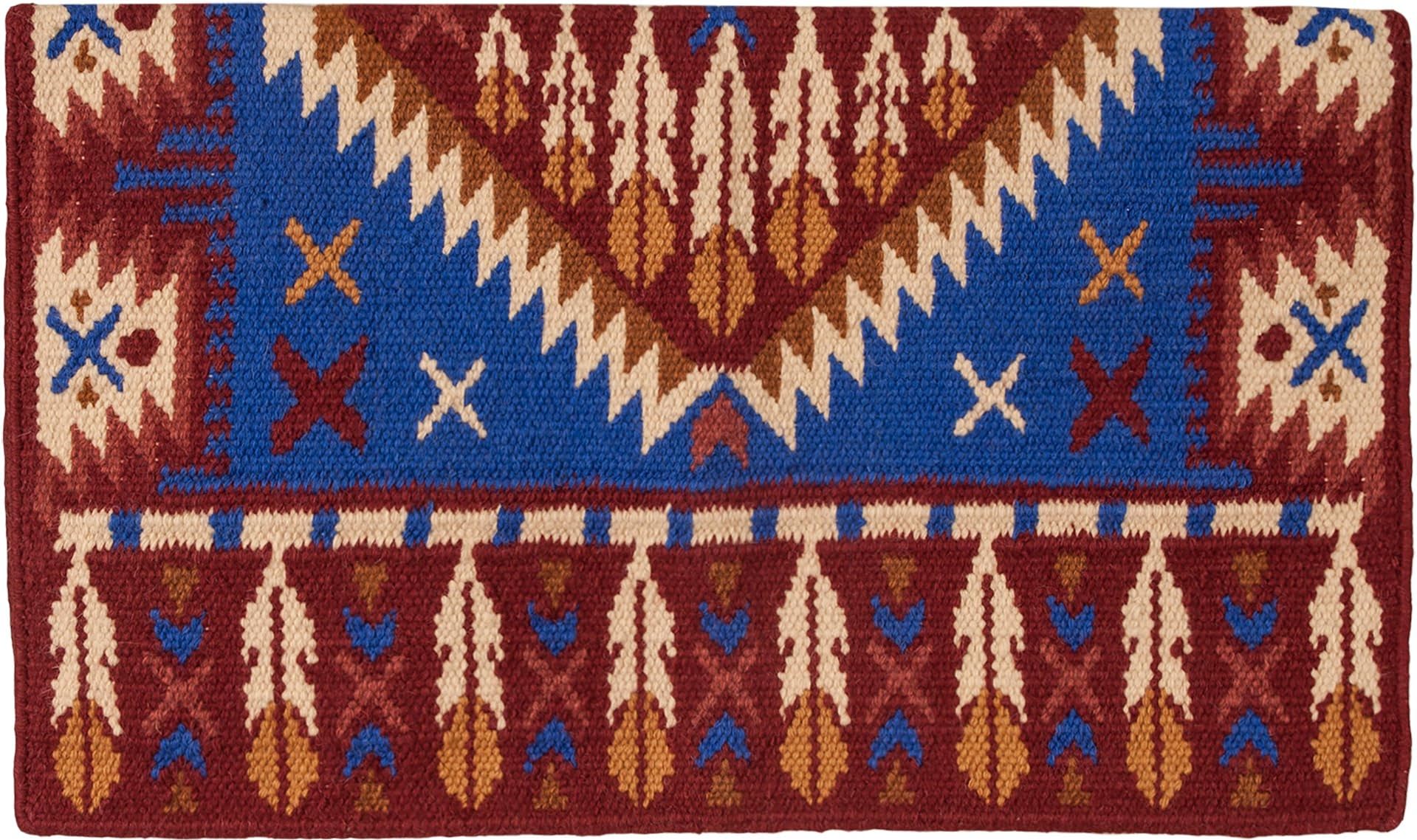 Southwestern Equine American Heritage Special Edition Good Medicine Blanket Made Glory Bound Show Blanket (Periwinkle/Gingerbread)