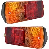 APSMOTIV Rear combination lamp tail lights assembly with 12v Bulbs Replacement for Massey Ferguson tractor 230 240 250 265 275 290 298 365 375 390 398 399 560 575 565 59 and 595
