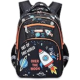 Cusangel Kids Backpack Boys, Elementary Kindergarten Preschool School Bag 16 inch Multifunctional Cute Large Capacity