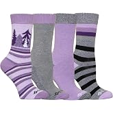 Columbia Moisture Control Treescape Crew Socks, 4 Pair