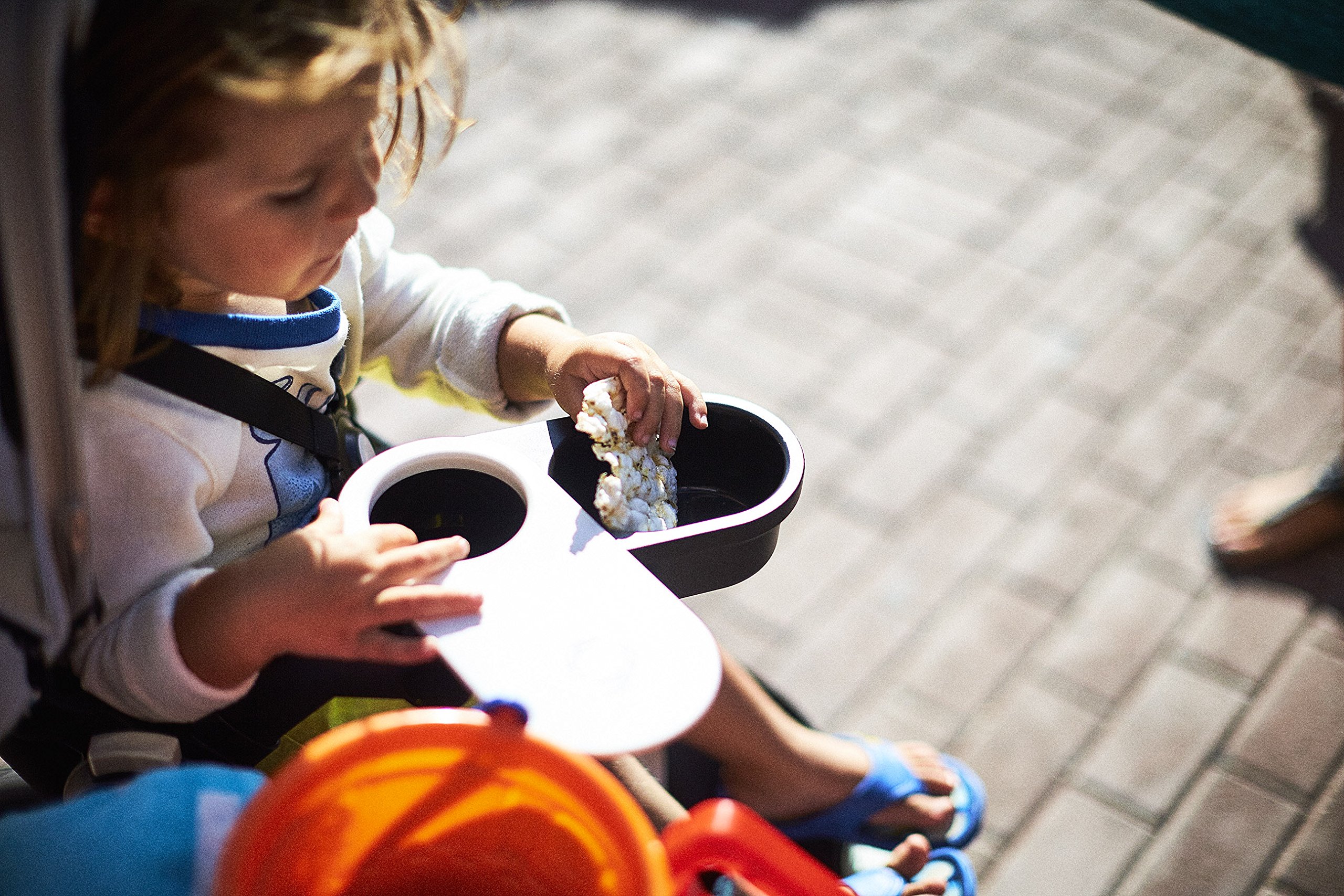 Bugaboo Snack Tray - Compatible with Fox2, Donkey3, Donkey, Donkey2, Cameleon, and Cameleon3 Strollers - Dishwasher-Safe Tray Table with Cup Holder