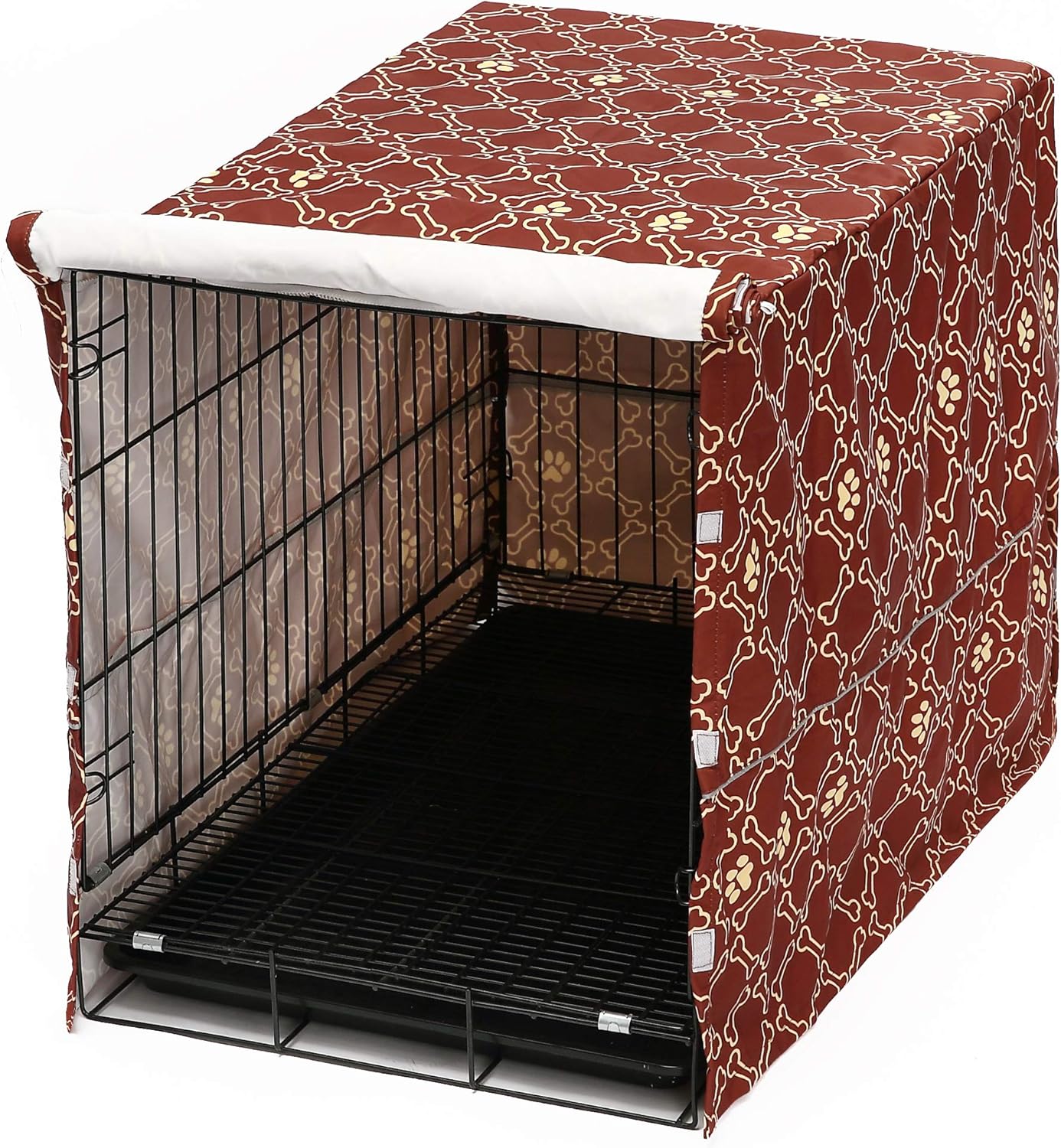 Dog Crate Cover for Wire Crates, Fits Most 24" inch Dog