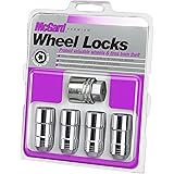 McGard 24210 Chrome Cone Seat Wheel Locks (M14 x 1.5 Thread Size) - Set of 4