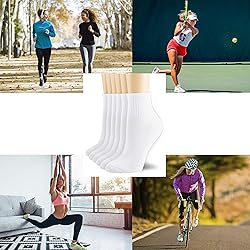 NevEND 6 Pairs Women's Mini Crew/Ankle Cotton